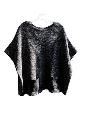 JM Collections Overhead Short Sleeve Cotton Blend Sweater Vest